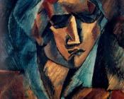 乔治勃拉克 - Head of a Woman